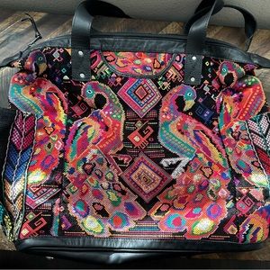 Sold on FB - Amado Peacock Huipil CDB Backpack Purse